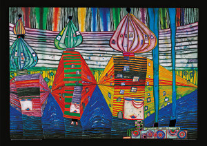 Framväxandet av den tredje huden av Friedensreich Hundertwasser